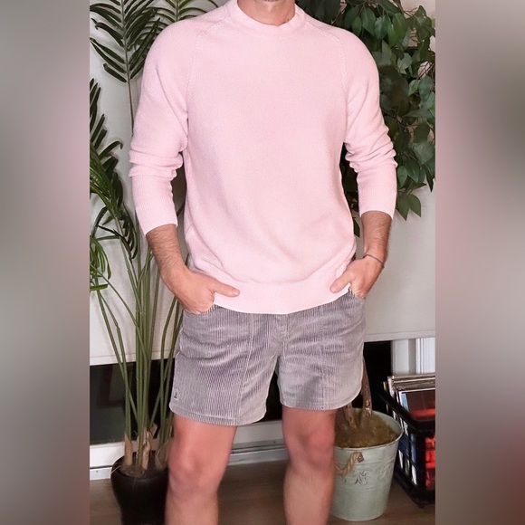 Lululemon | Textured Knit Crewneck Sweater in Light Pink (Medium) - Picture 2 of 15